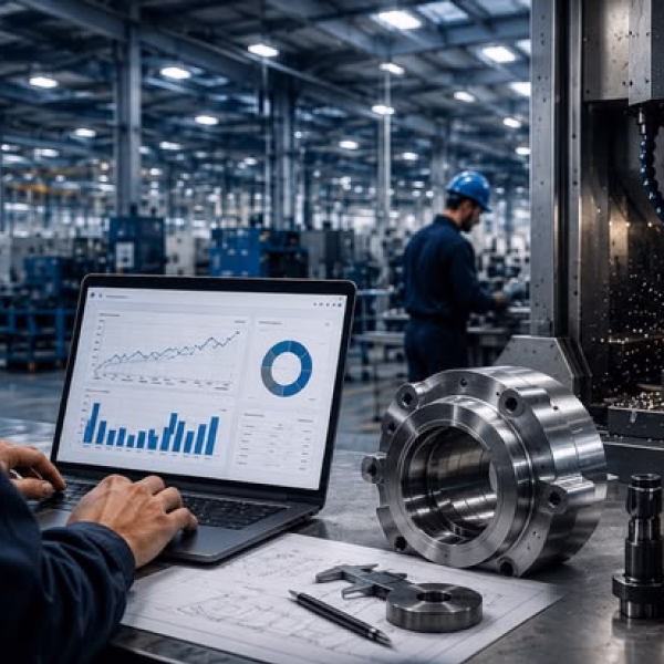 Operator monitoring a production line